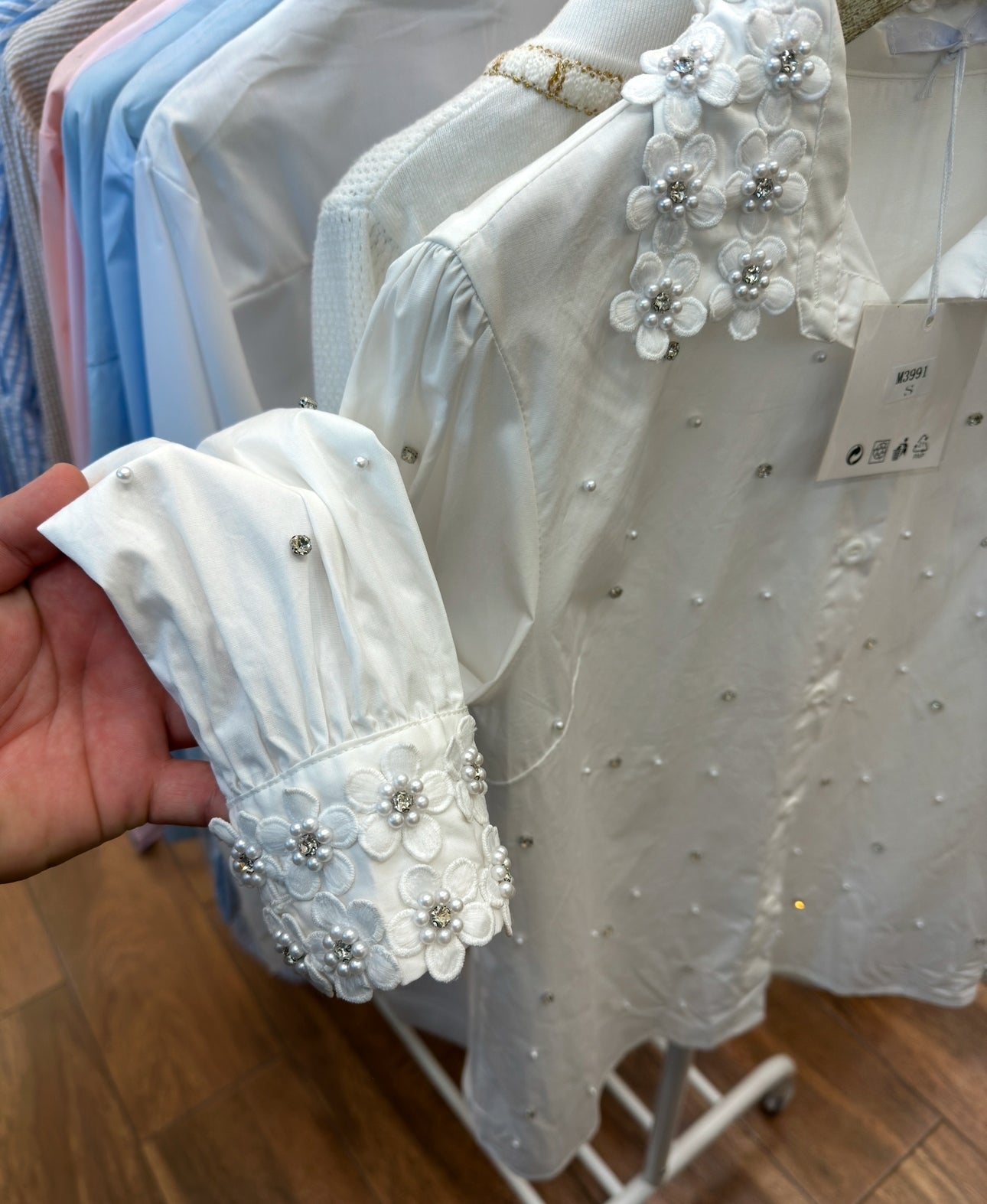 Camisa Branca - Flowers