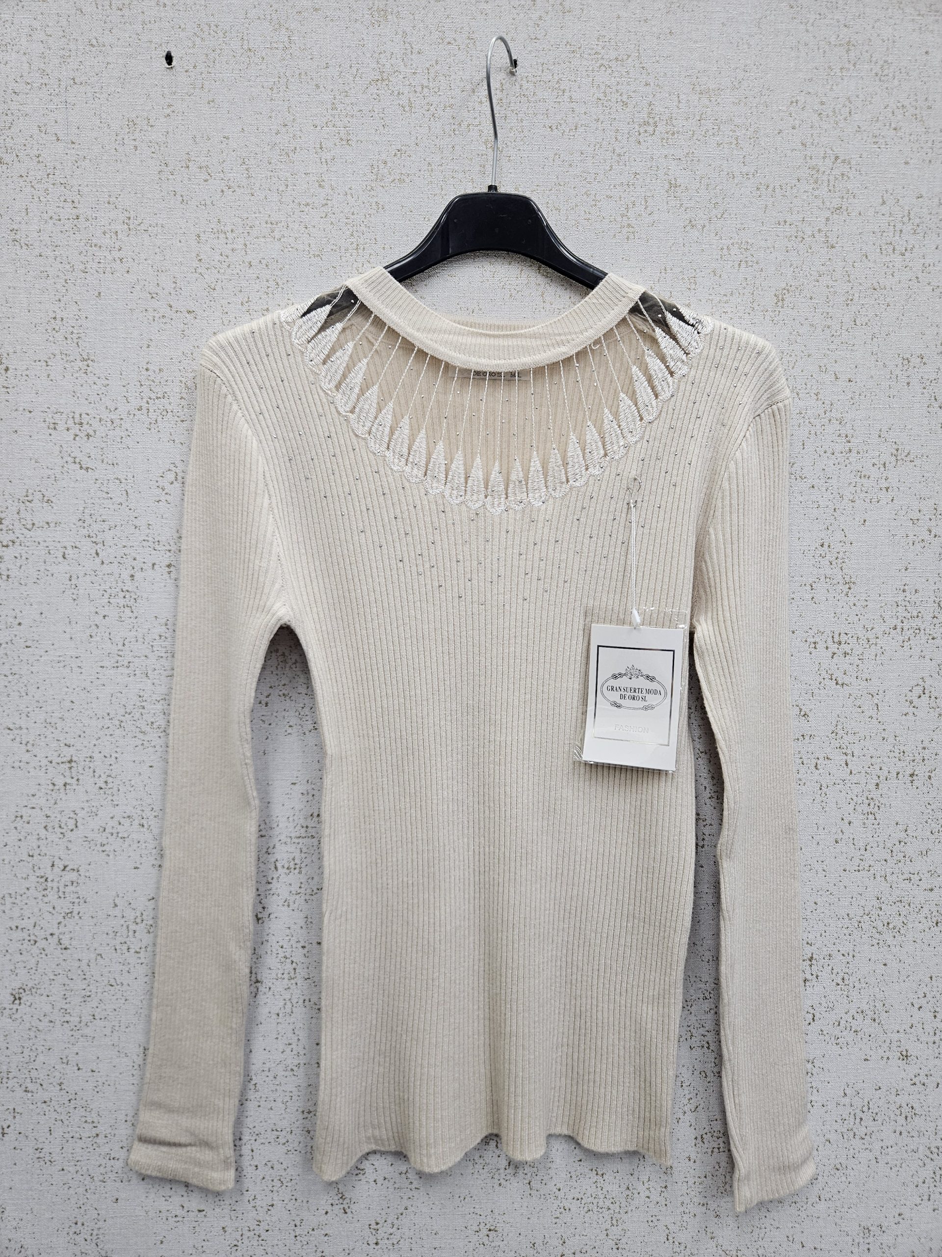 REF. 1068 - MALHA TRABALHADA NA GOL B502