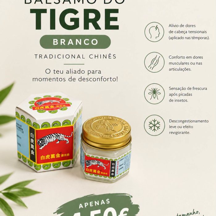 Balsamo do Tigre - Medicina Chinesa - REF. Tigre